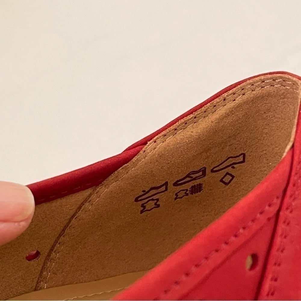 Hotter Comfort Concepts Livvy Red Leather Walking Shoe